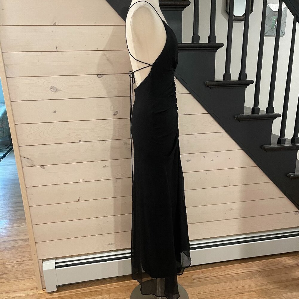 Free People Simone Maxi Dress in Black NWT Size XS 0 - Picture 5 of 10